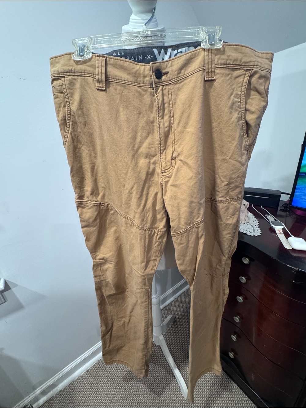 Wrangler Men's Chinos in Tan - Casual Everyday Pants